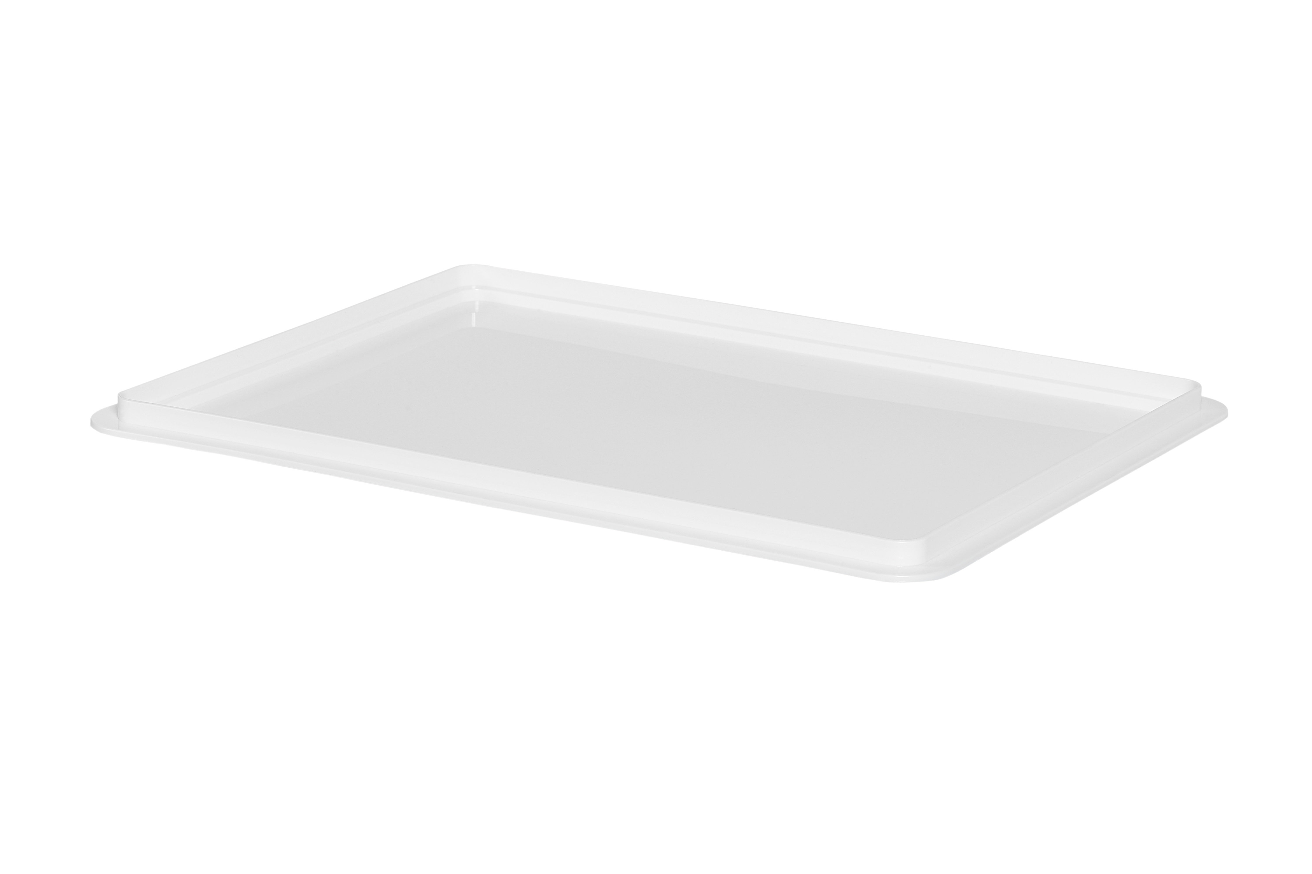 Låg til hævekasse til pizzadej 40×30 cm, hvid – Hurtig levering