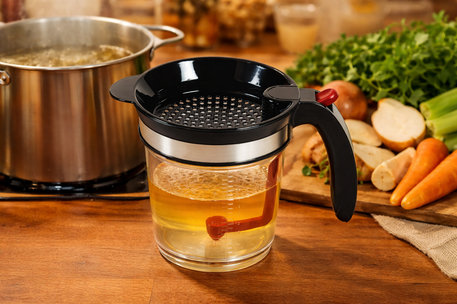 Fedtskillerkande / Fedt-seperator fra Tescoma – Hurtig levering