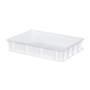 H�vekasse uden l�g til pizzadej 40x30x8 cm, hvid
