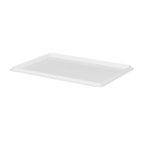 L�g til h�vekasse til pizzadej 40x30 cm, hvid