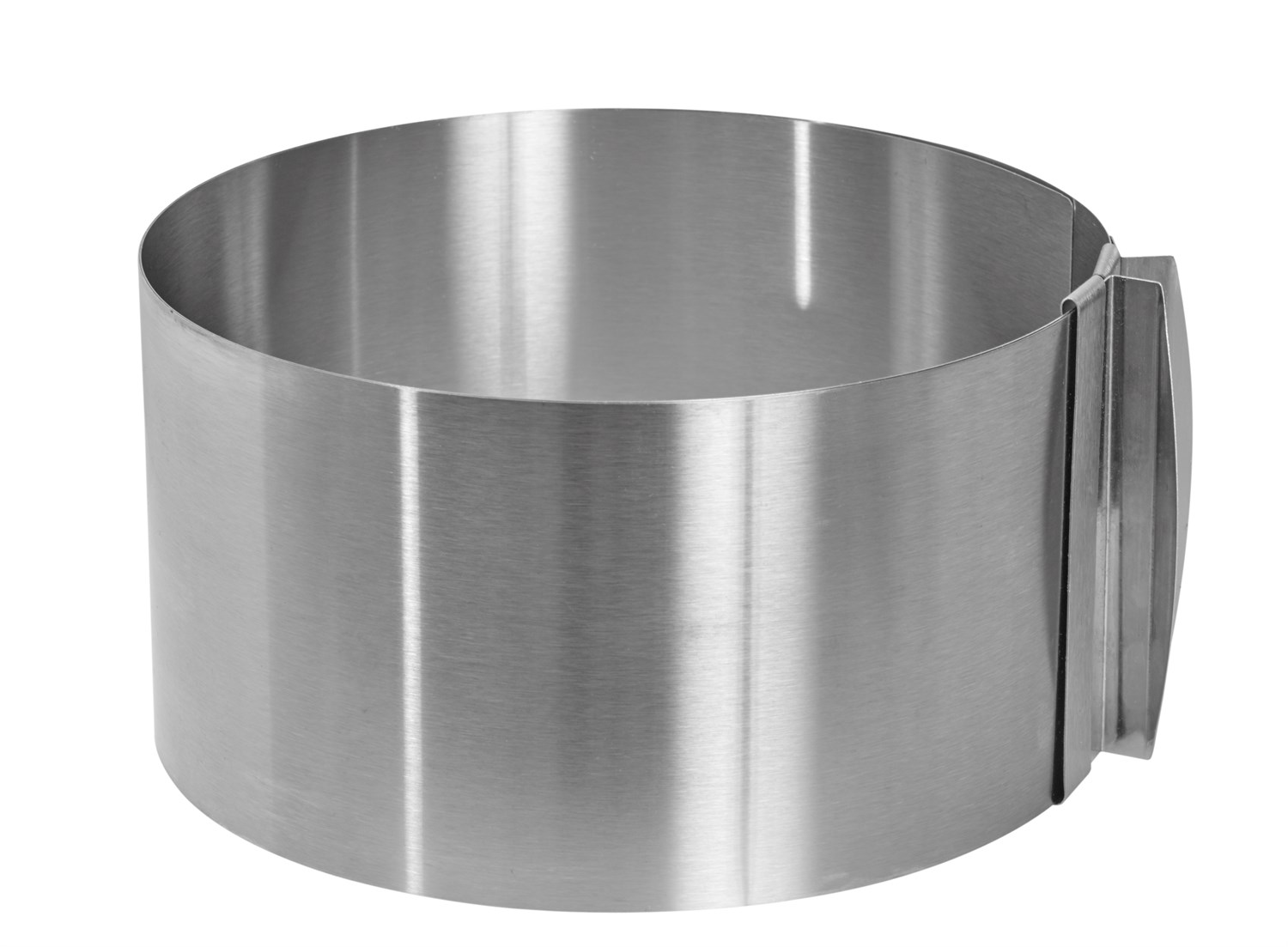 Justerbar kagering i rustfrit stål fra Kokkens Køkengrej – Billig fragt