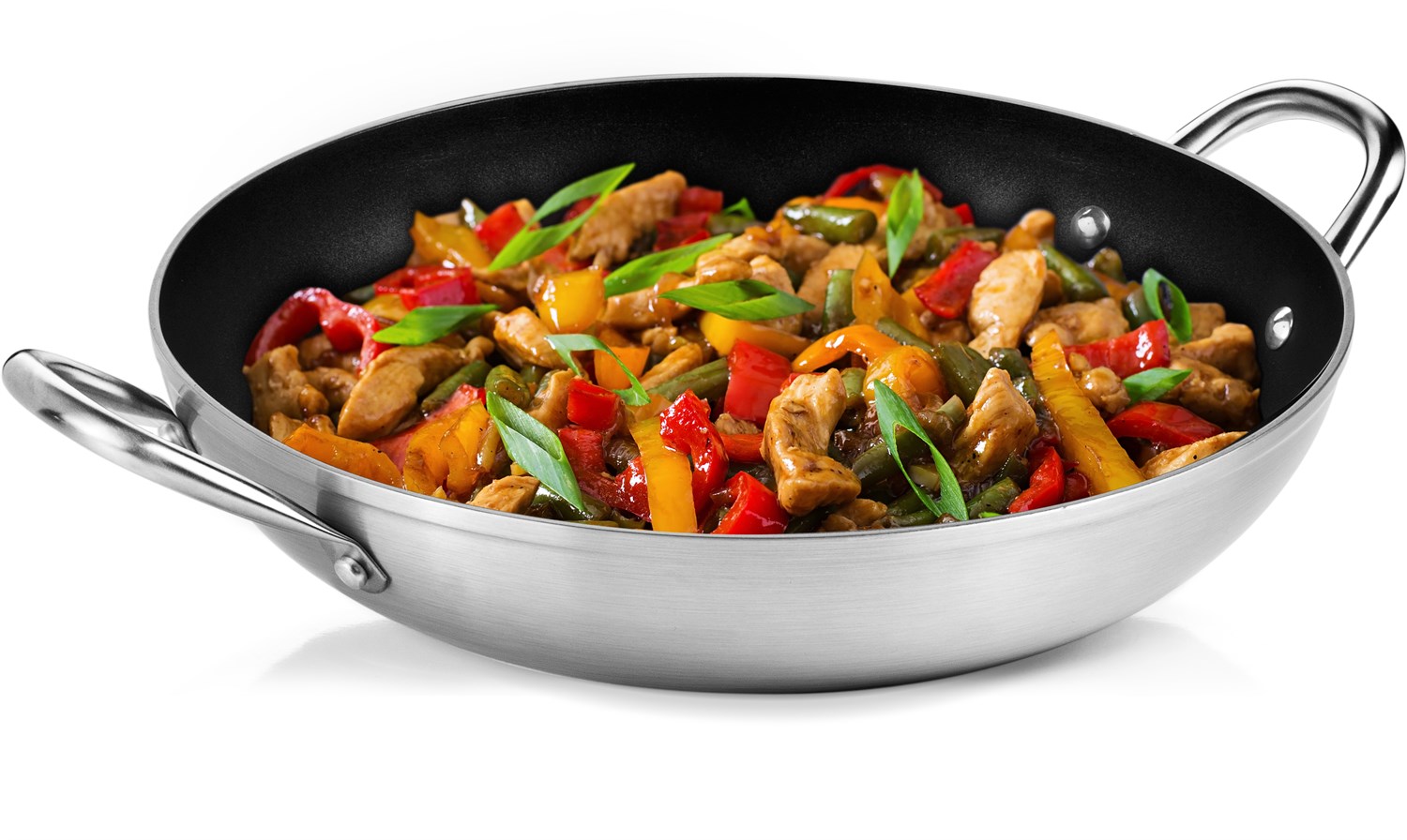 Stegepande 36 cm. med 2 håndtag og non-stick belægning. - Billig fragt