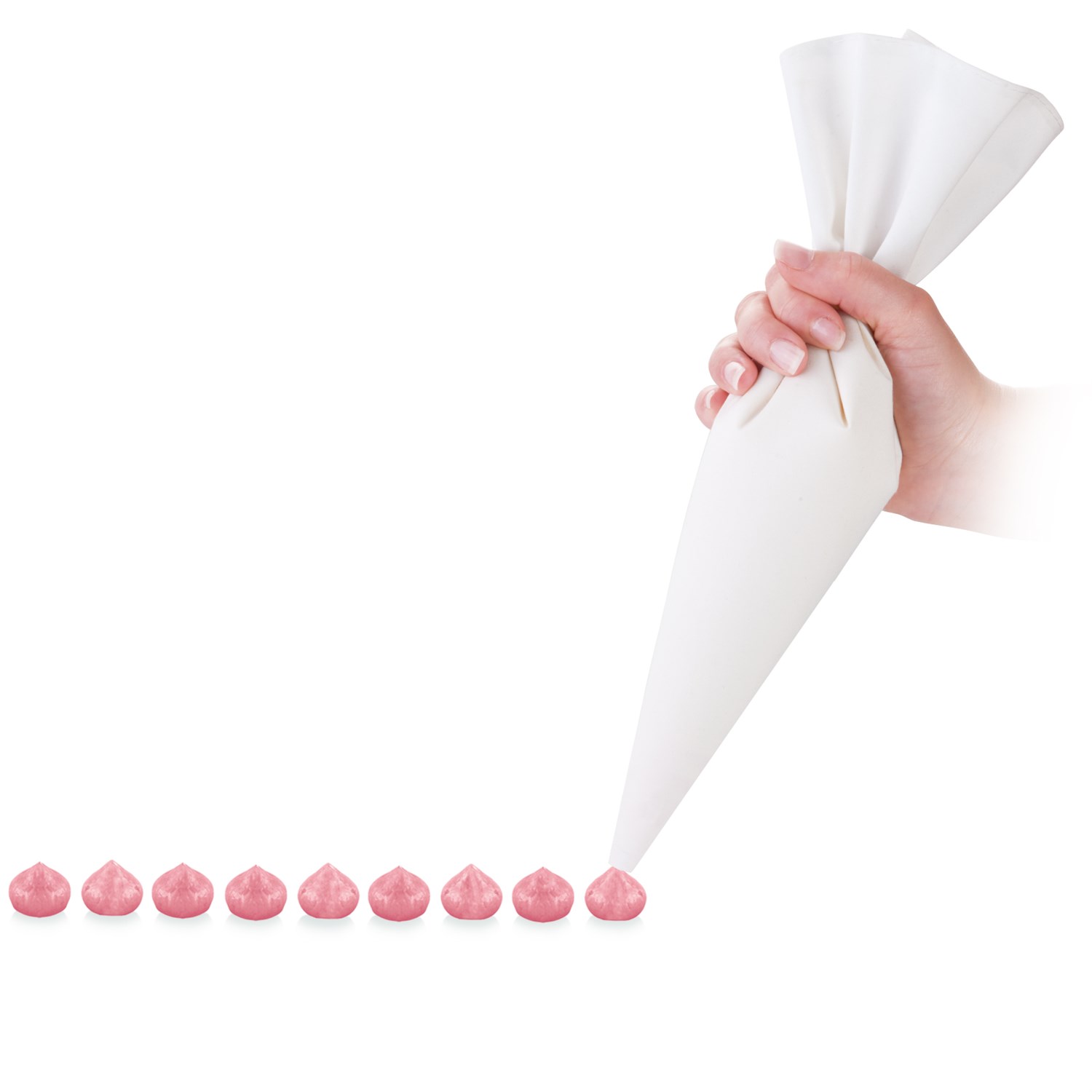 Sprøjtepose i kraftig tekstil, 46 cm. – Hurtig levering