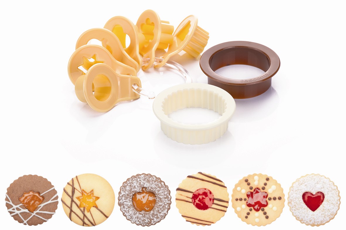 Udstikker sæt til småkager med 6 motiver fra Tescoma – Hurtig levering