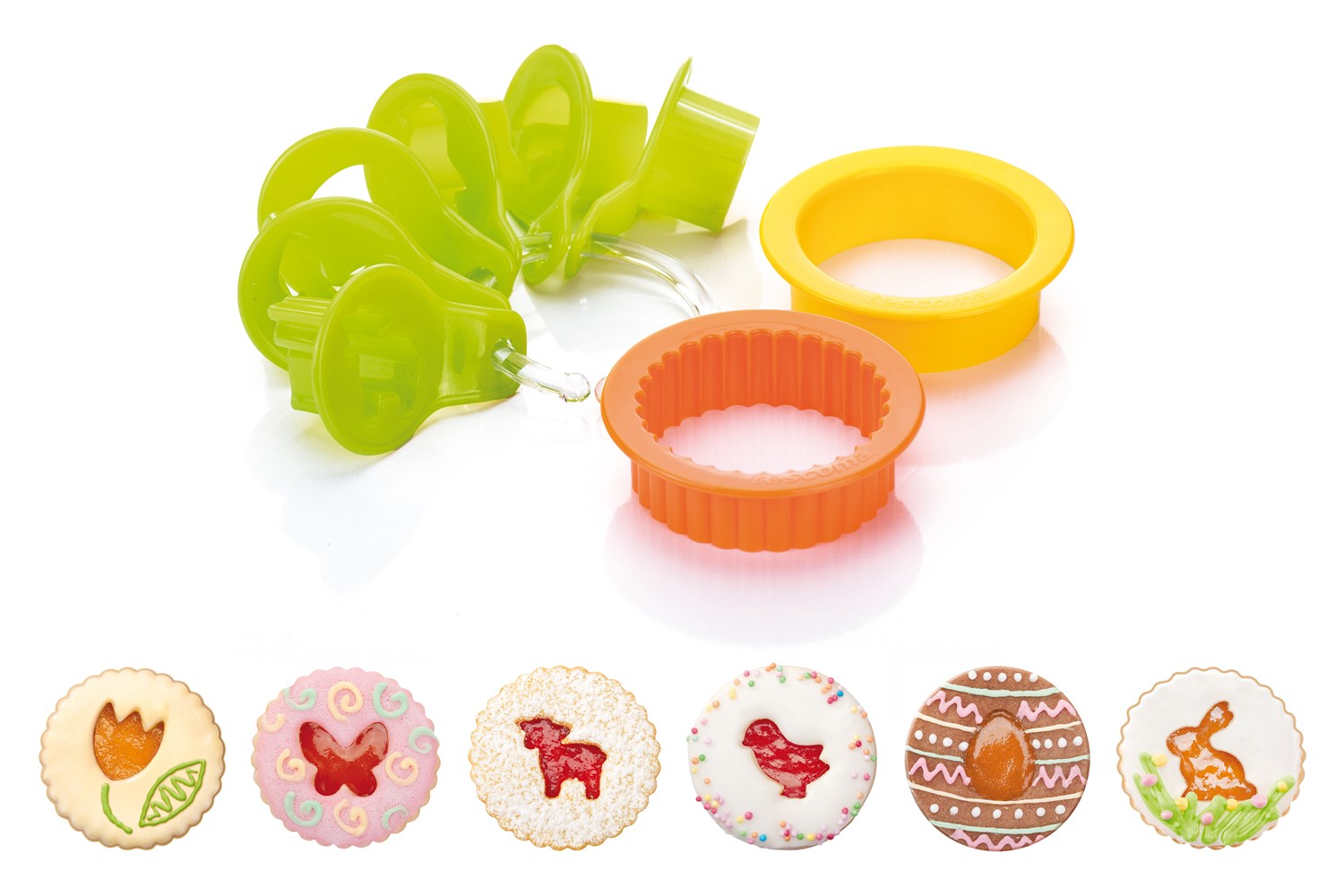 Udstikker sæt til småkager med 6 påskemotiver fra Tescoma – Hurtig levering