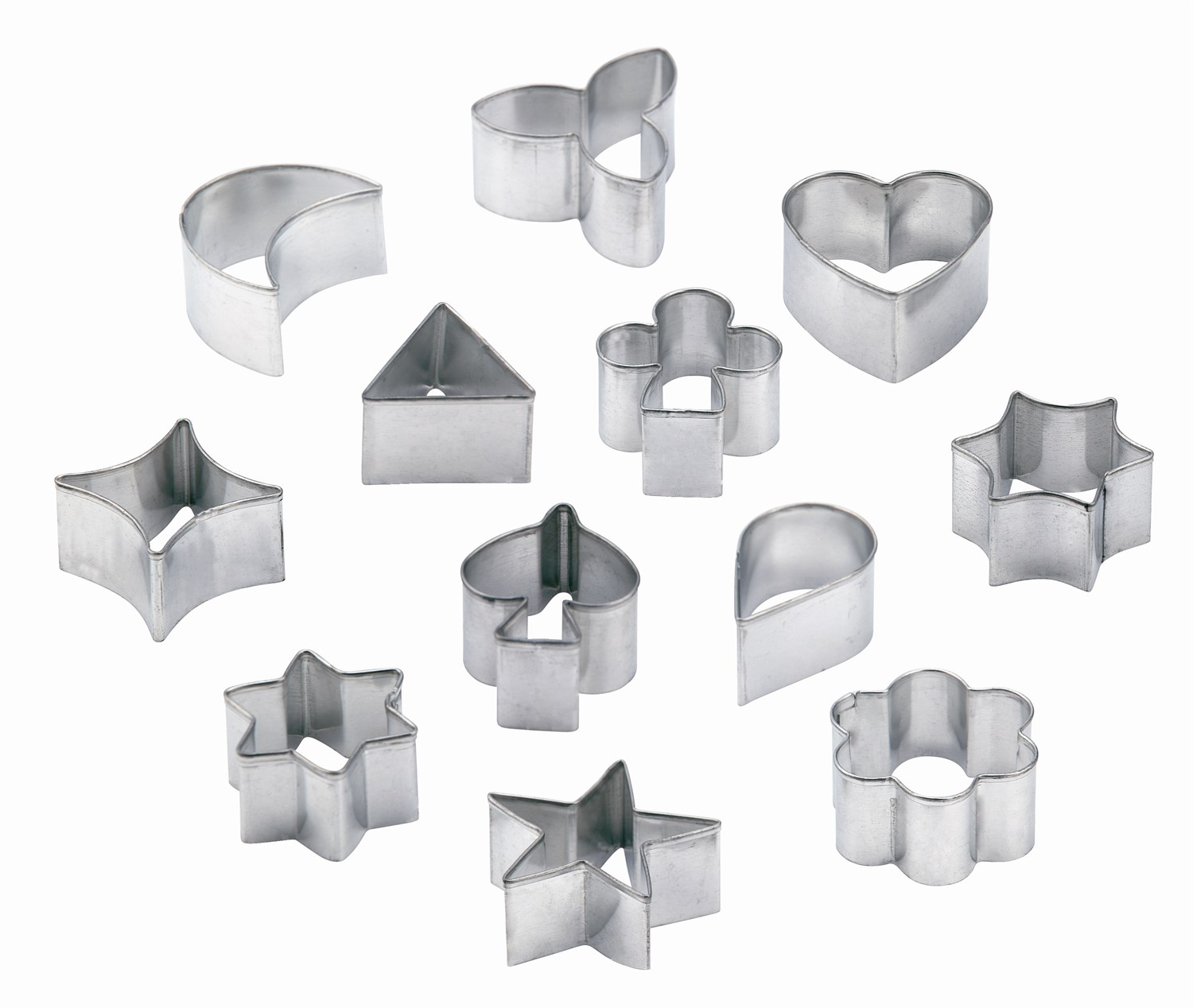 Udstikker sæt i metal med 12 forskellige motiver – Hurtig levering