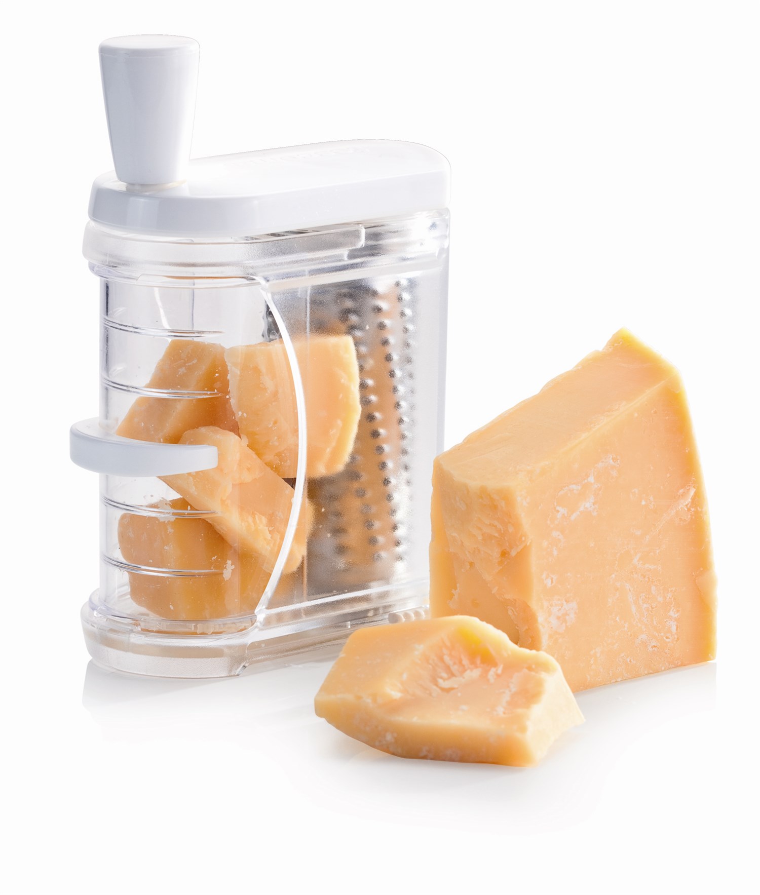 Parmesan rivejern med opbevarings kammer fra Tescoma - Hurtig levering