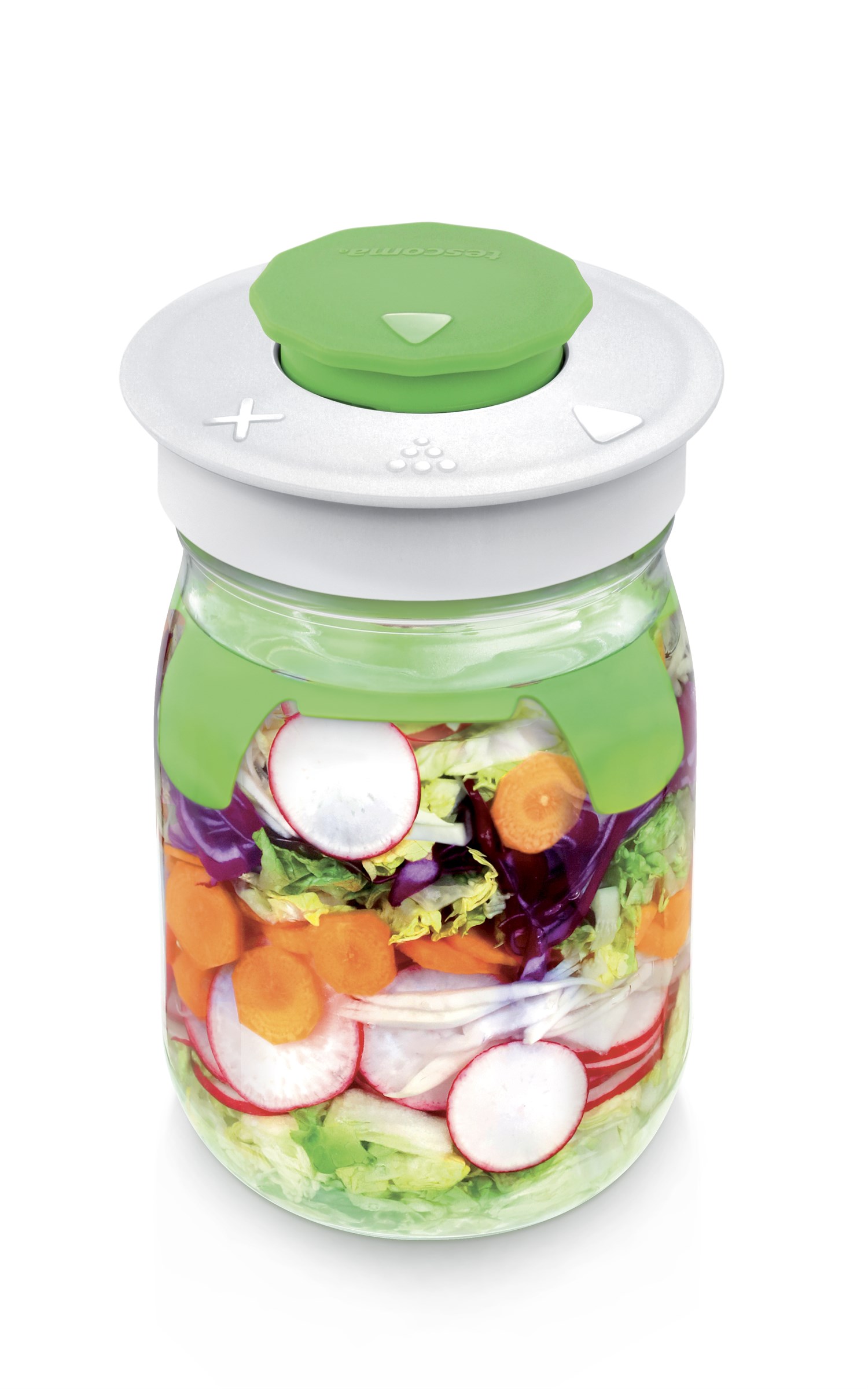 Fermenteringskrukke i glas med special låg 1 liter, fra Tescoma - Billig fragt