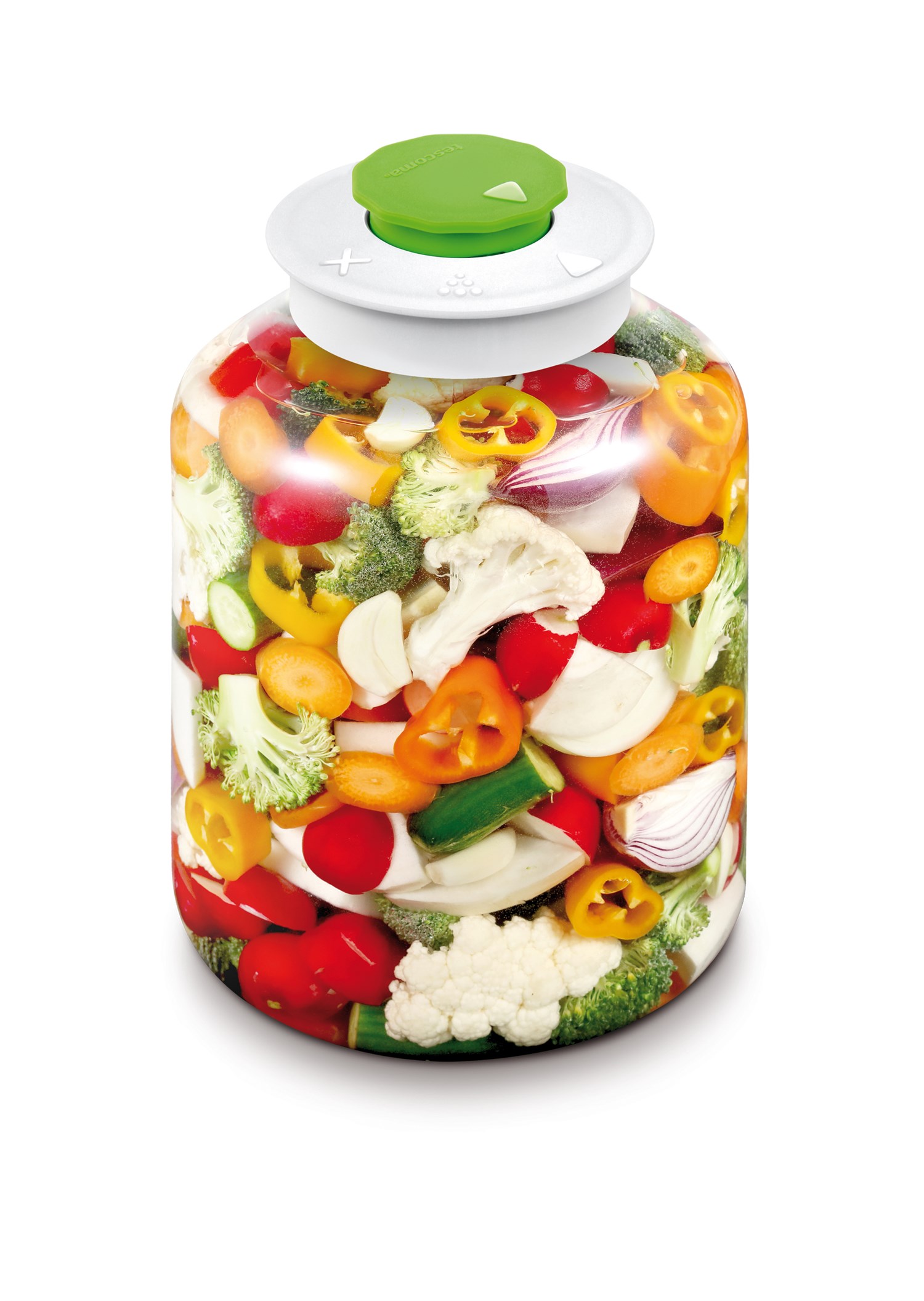 Fermenteringskrukke i glas med special låg, 5 liter - Hurtig levering