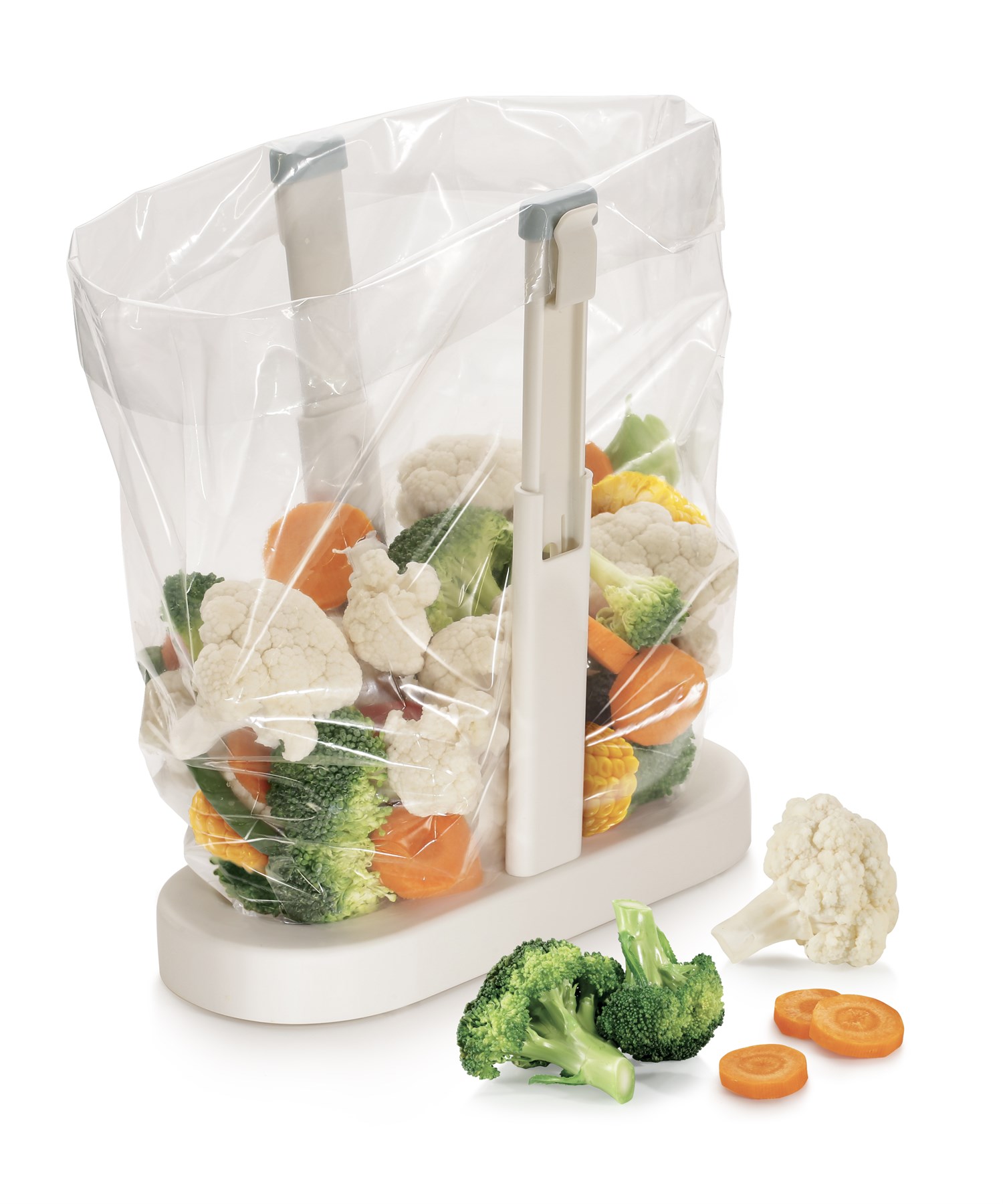 Smart poseholder til at fylde mad, frugt eller kagefyld i plastpose – Billig fragt