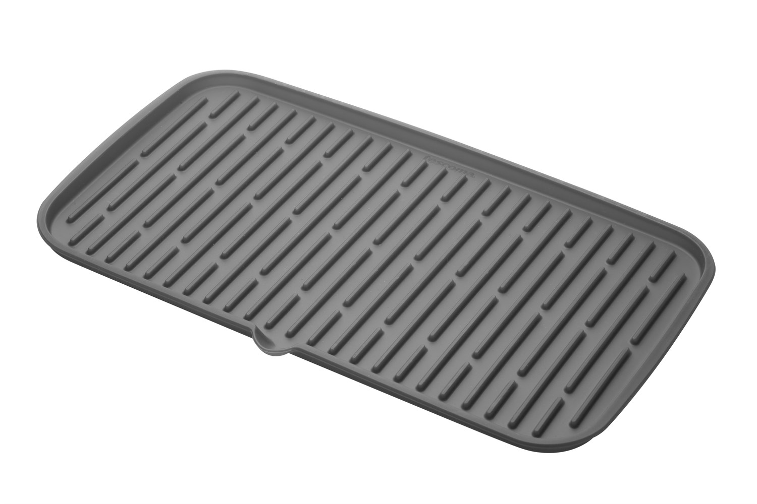 Opvaskebakke i silikone - koksgrå, 42 x 30 cm - Billig fragt