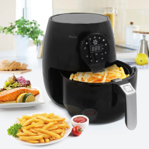 Air Fryer fra Homa 3,5 liter. Elektronisk med 7 programmer og non-stick bel�gning