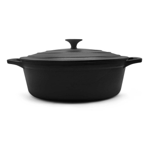 Oval st�bejern gryde med l�g fra M�ller, 5,1 liter