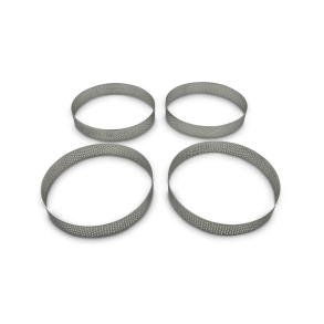 Perforeret t�rtering, � 12 cm, 4 stk. fra Kokkens K�kkengrej