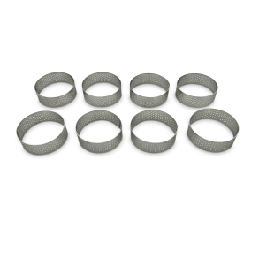 Perforeret t�rtering, � 6 cm, 8 stk. fra Kokkens K�kkengrej