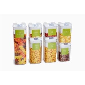 Opbevaringsb�tter - s�t med 7 stk. beholdere