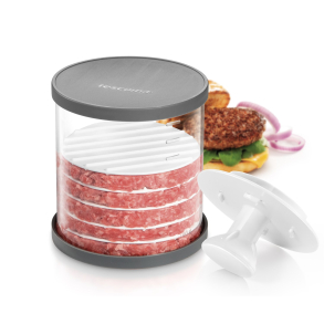 Hamburgerpresser og opbevaringsbeholder fra Tescoma