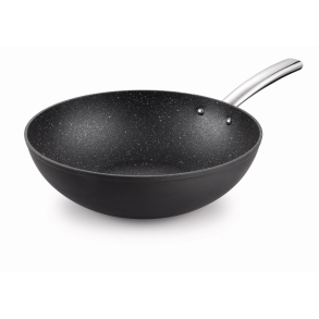 WOK 30 cm. med fantastisk 3D bel�gning.
