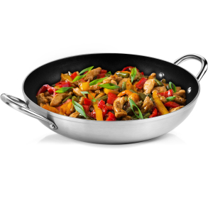 Stegepande 36 cm. med 2 h�ndtag og non-stick bel�gning.