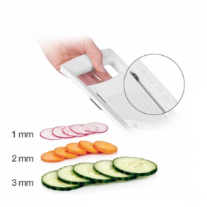 Mandolinjern med justerbar snitte tykkelse fra Tescoma