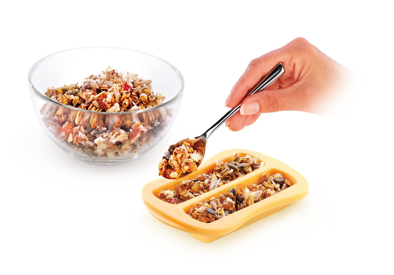 Ekstra silikoneforme til hjemmelavet Müslibar og Energibar form – Hurtig levering